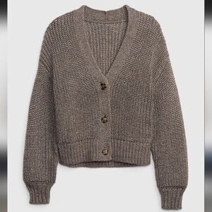 GAP Chunky V-Neck Cardigan Size L